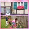 100 Bundles Violet Artificial Flowers – UV Resistant Faux Silk Flowers for Outdoor & Indoor Decor (Rosy)